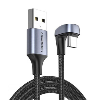 Ugreen kabel dla graczy jednostronnie kątowy usb typ C 100cm 3A 18W