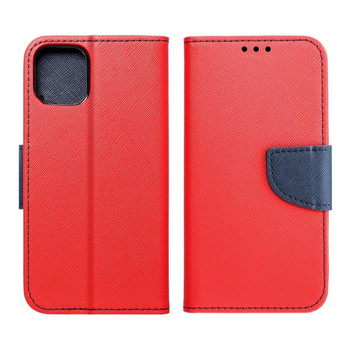 Kabura Book Fancy Samsung A25 5G czerwono-granatowa