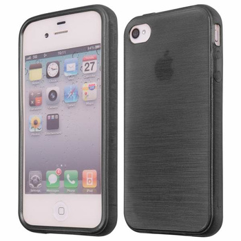 Metallic Jelly iPhone 4 czarny