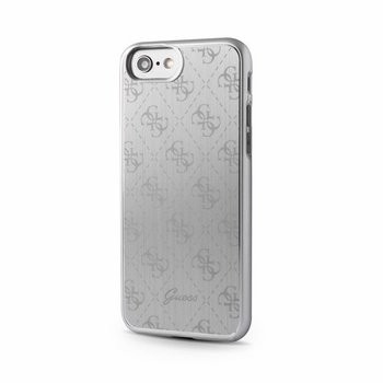 Etui Guess iPhone 7/8 srebrne hard case GUHCP7MESI