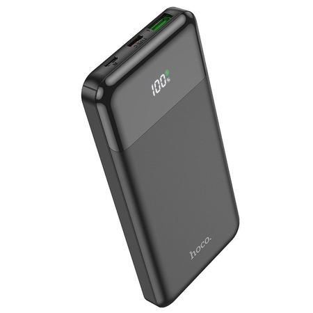 Hoco Power Bank 10000mAh PD + QC 20W z wyświetlaczem czarny  / J102/