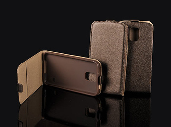 Kabura pionowa SLIM Flexi Sony Xperia M2 brązowa