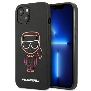 Etui Karl Lagerfeld iPhone 13 Mini multicolor hard case Karl Ikonik Outline KLHCP13STUOK