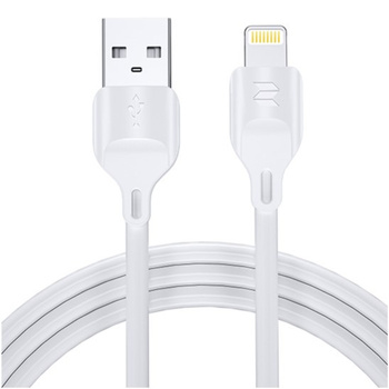 Rock Z12 kabel usb - iPhone / Lightning biały