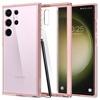 Spigen Ultra Hybrid Samsung S23 Ultra rose crystal