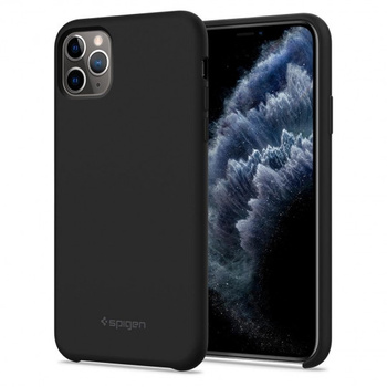 Spigen Silicone Fit iPhone 11 Pro Max black