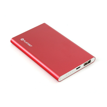 Power Bank PLATINET 5000mAh czerwony polymer