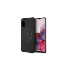 Etui Guess Samsung S20 czarny hard case Silicone 4G Tone On Tone GUHCS62LS4GBK