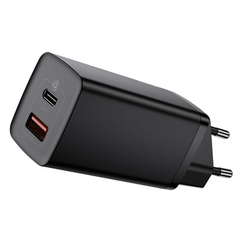 Baseus ładowarka sieciowa GaN2 Lite 1 x usb PD + 1 x usb QC 65W czarna