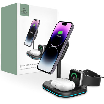 Tech-Protect ładowarka indukcyjna 3w1 A27 czarna