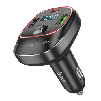 Hoco transmiter FM E76 + 3xUSB ( USB + QC 18W + PD 45W ) max.48W