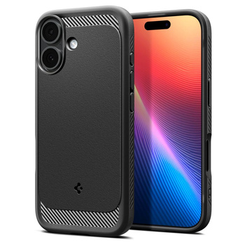 Spigen Rugged Armor z MagSafe iPhone 17 black