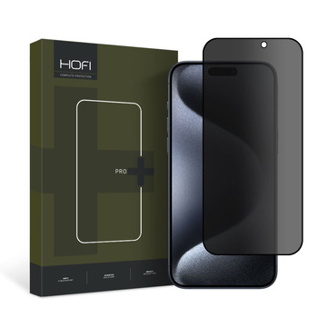 Hofi szkło hartowane iPhone 15 Pro Max privacy
