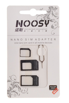 Adapter do kart micro nano sim + kluczyk