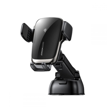 Uchwyt samochodowy Joyroom JR-ZS248 automatyczny z ładowaniem bezprzewodowym Quick Charge 15W mocowany na kokpit