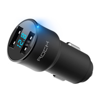 Rock ładowarka samochodowa H2 Led 2xUSB black