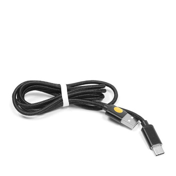 Kabel USB magnetyczny TYP - C pleciony srebrny eXtreme style