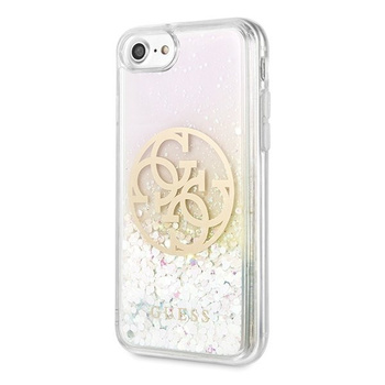 Etui Guess iPhone 7/8/SE2 hard case Liquid Glitter 4G Circle GUHCI8LGIRGP