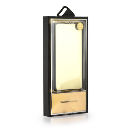 Power Bank Remax 10000mAh Proda Super Alloy złoty PPP-12
