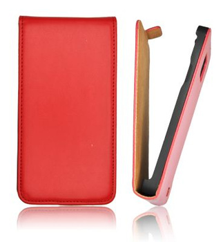 Kabura pionowa SLIM iPhone 5 czerwona