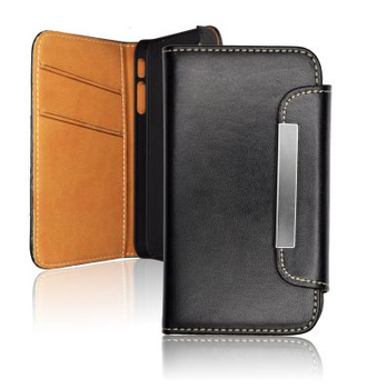 Kabura skórzana portfelik iPhone 4