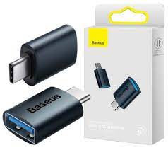 Baseus przejściówka z USB A na USB C usb 3.1 czarna