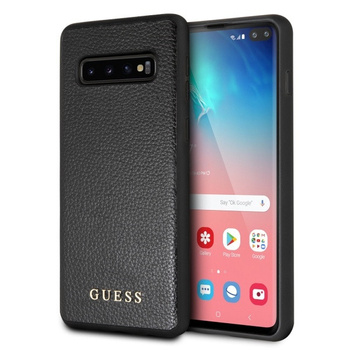 Etui Guess Samsung S10E czarne hard case Iridescent GUHCS10LIGLBK