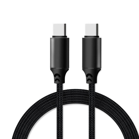 Kabel usb 2xusb Typ C Power Delivery 100W 1,5m czarny Ampere
