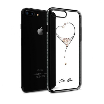 Etui KINGXBAR iPhone 7 Starry Sky Heart piano black