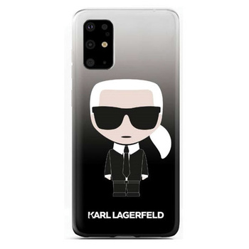 Etui Karl Lagerfeld Samsung S20 czarny hard case Karl Ikonik KLHCS62TRDFKBK