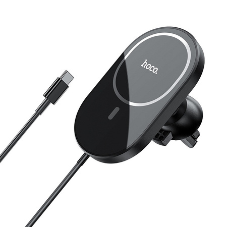 Uchwyt samochodowy Hoco CA90 MagSafe z ładowaniem bezprzewodowym do iPhona 12 15W montowany do wlotu powietrza