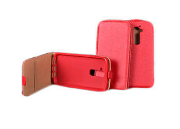 Kabura pionowa SLIM Flexi Sony Xperia M2 czerwona