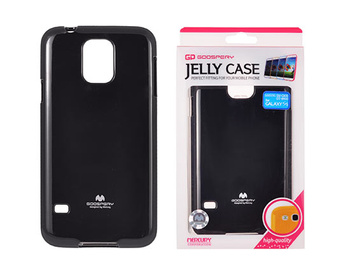Etui Mercury Jelly Samsung S5 czarny SM-G900