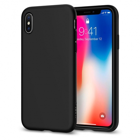 Spigen Liquid Crystal iPhone X matte black