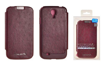 Etui Mercury Fantastic Flip SAM i9500 Galaxy S4 bordowy