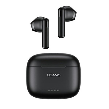 Usams US14 słuchawki bezprzewodowe bluetooth 5.3 ENC + stacja dokująca czarne