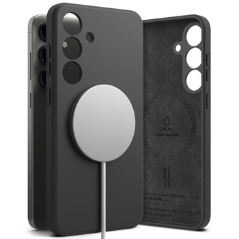 Ringke Silicone z magsafe Samsung S25 black