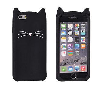 Etui 3D Kot - iPhone 7 4,7" czarny