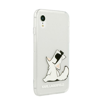 Etui Karl Lagerfeld iPhone 7/8 hard case transparent Choupette Fun KLHCI8CFA