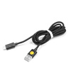 Kabel USB magnetyczny micro usb pleciony czarny eXtreme style