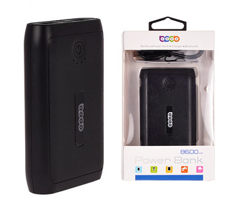 Power Bank 8600mAh czarny
