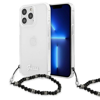 Etui Guess iPhone 13 Pro Max transparent hard case Black Pearl GUHCP13XKPSBK