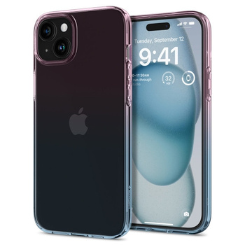 Spigen Liquid Crystal iPhone 15 gradation pink