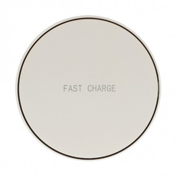 Ładowarka indukcyjna QI Fast Charge FC02 biała / min.2A