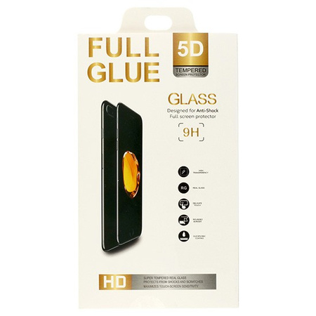 Szkło 5D Samsung A7 A750 2018 czarne