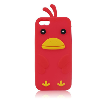 Futerał silikonowy 3D Samsung i9300 S3 Ptak czerwony