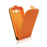 Kabura pionowa SLIM Flexi Samsung S5 pomarańczowa