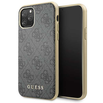 Etui Guess iPhone 11 Pro szary hard case 4G Collection GUHCN58G4GG