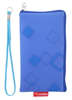 Saszetka Mobo GEL romby niebieskie