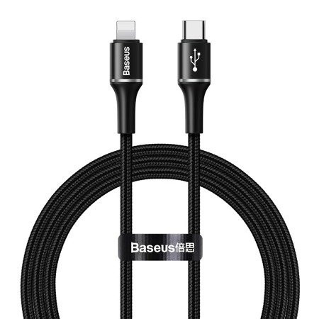 Baseus kabel Halo usb typ C - iPhone Pover Deliver 18W 1m czarny
